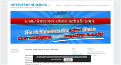 Desktop Screenshot of internet-ohne-schufa.com